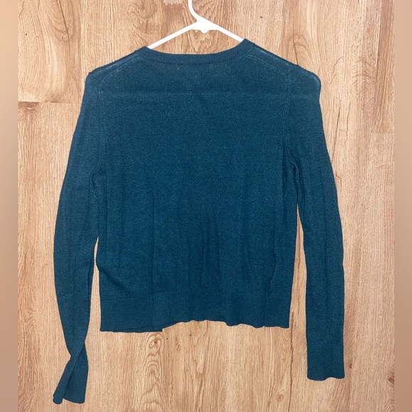 Forest Green Cotton LOFT Cardigan - Picture 6 of 6